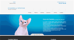 Desktop Screenshot of candelasphynx.com